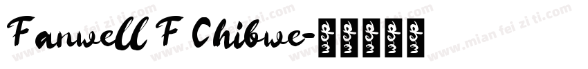 Fanwell F Chibwe字体转换
